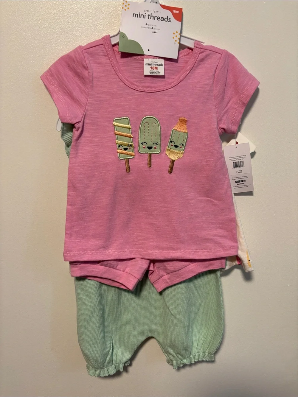 Petit Lem Pink Tee - Mini Threads 18M